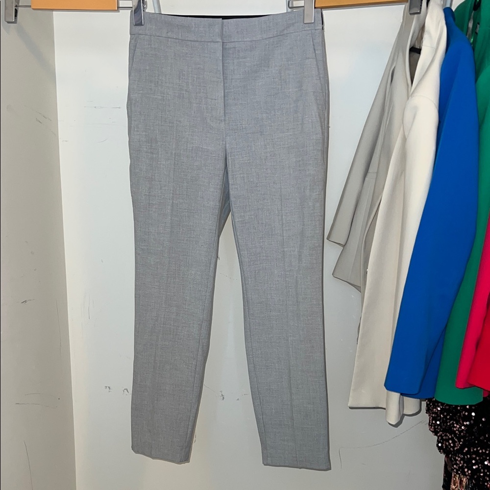 Zara Gray Ankle-Length Women's Pants Work Professional